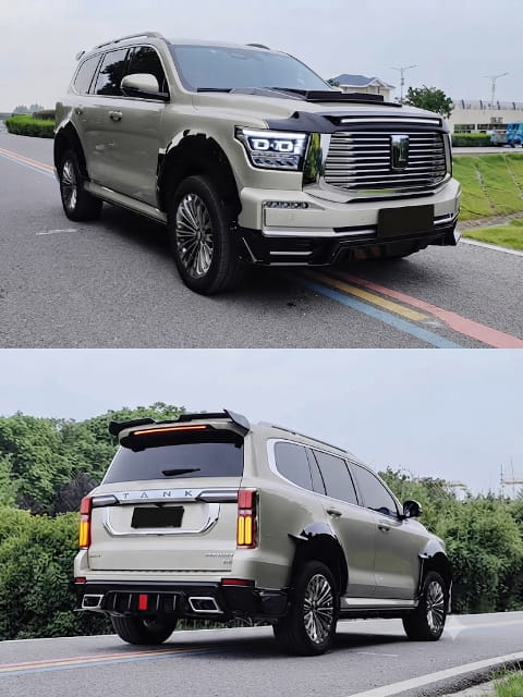 phụ kiện tank 500, đồ chơi tank 500, Bodykit Hurricane tank 500, độ bodykit tank 500, nắp capo Tank 500, Mặt calang Tank 500, Cản sau Tank 500, Vòm bánh xe Tank 500, Cản trước Tank 500, bodykit.